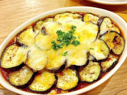 なすのミートトマトグラタン♡